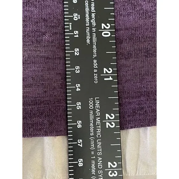 Love Please Women's Sequin Razorback Tank‎ Top Medium Purple Swiftie Glam - Picture 5 of 6